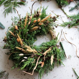 Adventskranz binden